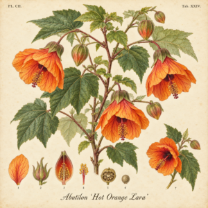 Abutilon Hot Orange Lava