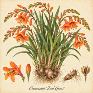 Crocosmia Zeal Giant