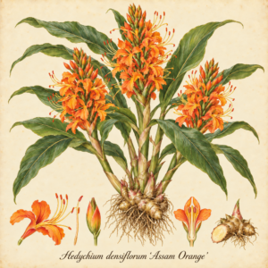 Hedychium Assam Orange