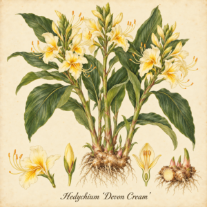 Hedychium Devon Cream