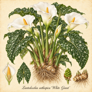 Zantedeschia 'White Giant'
